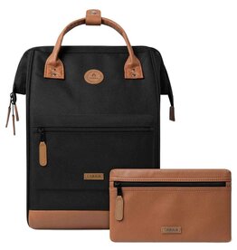 Cabaia Cabaia Adventurer Large school rugzak 15" laptopvak - Keulen Zwart