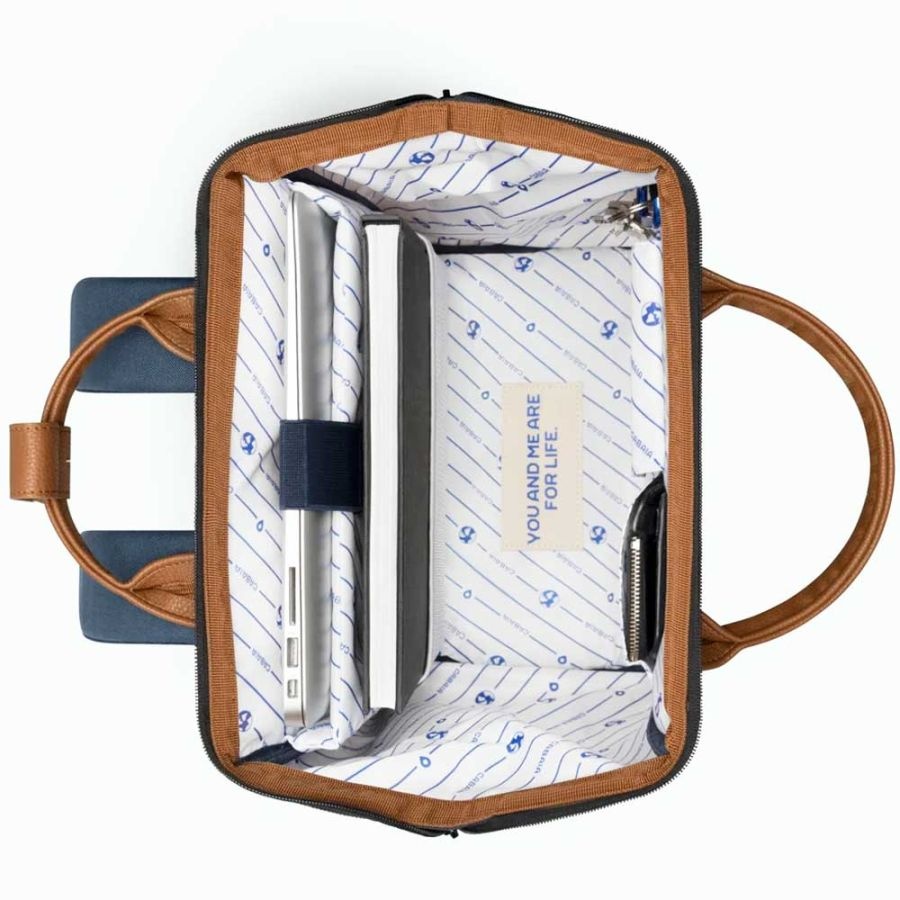 Cabaia Cabaia Adventurer Large school rugzak 15" laptopvak - Chicago Blauw