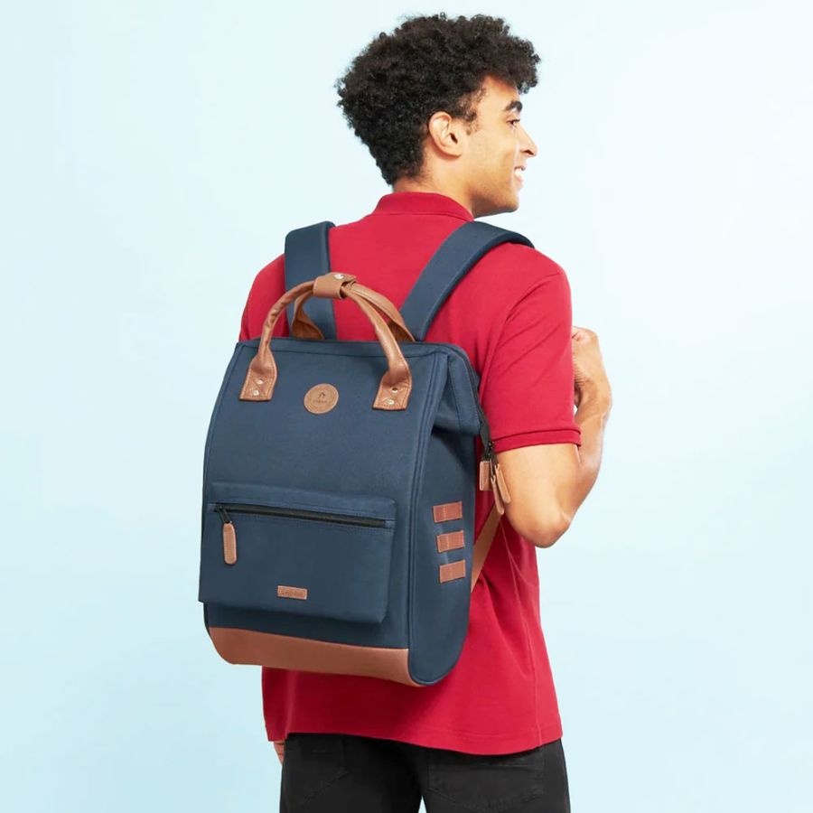 Cabaia Cabaia Adventurer Large school rugzak 15" laptopvak - Chicago Blauw