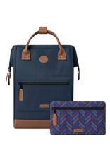 Cabaia Cabaia Adventurer Large school rugzak 15" laptopvak - Chicago Blauw
