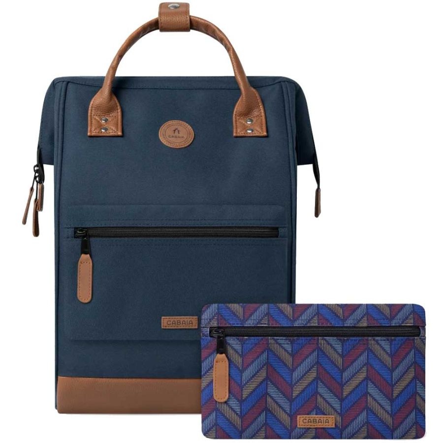 Cabaia Cabaia Adventurer Large school rugzak 15" laptopvak - Chicago Blauw