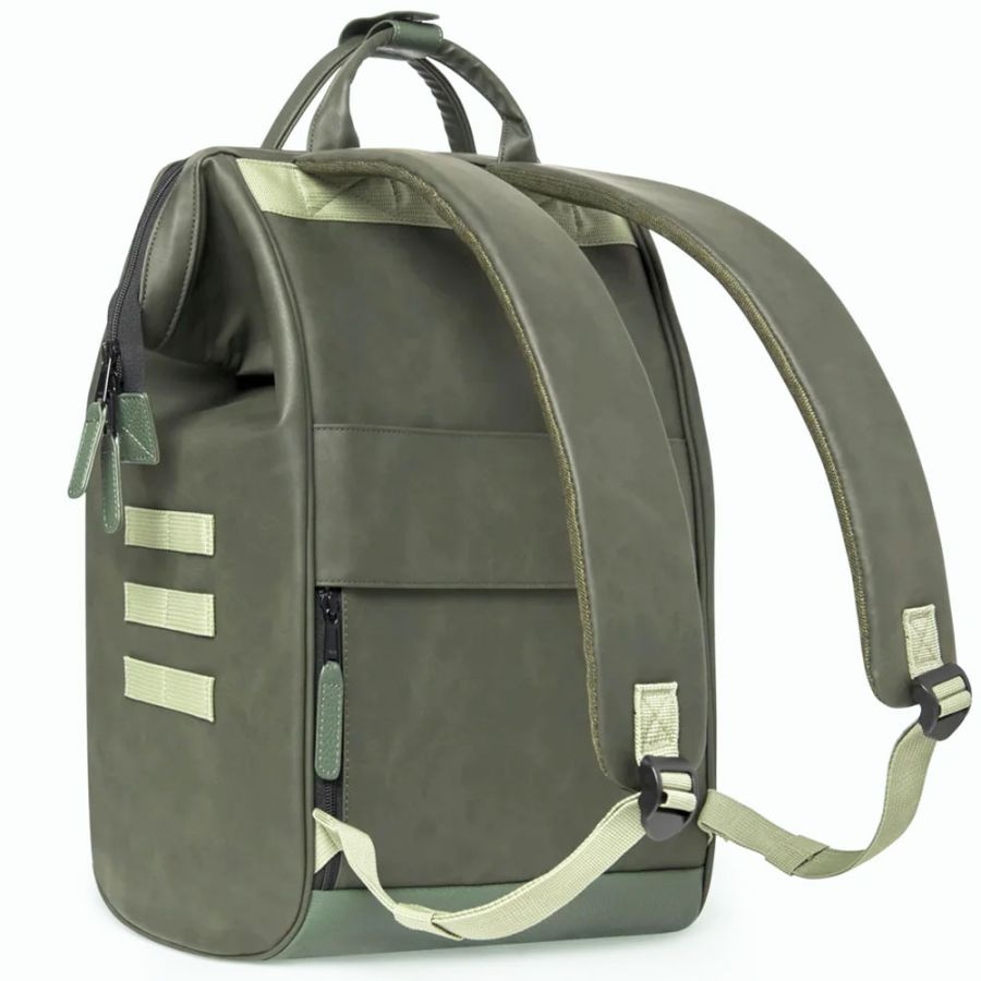 Cabaia Cabaia Adventurer Large school rugzak 15" laptopvak - Busan Kaki
