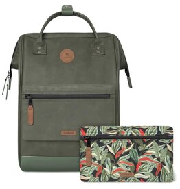 Cabaia Cabaia Adventurer Large school rugzak 15" laptopvak - Busan Kaki