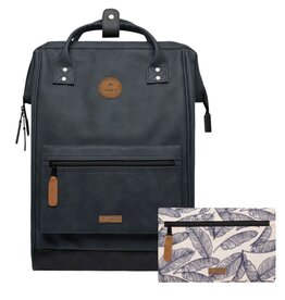 Cabaia Cabaia Adventurer Large school rugzak 15" laptopvak - Le Havre Zwart