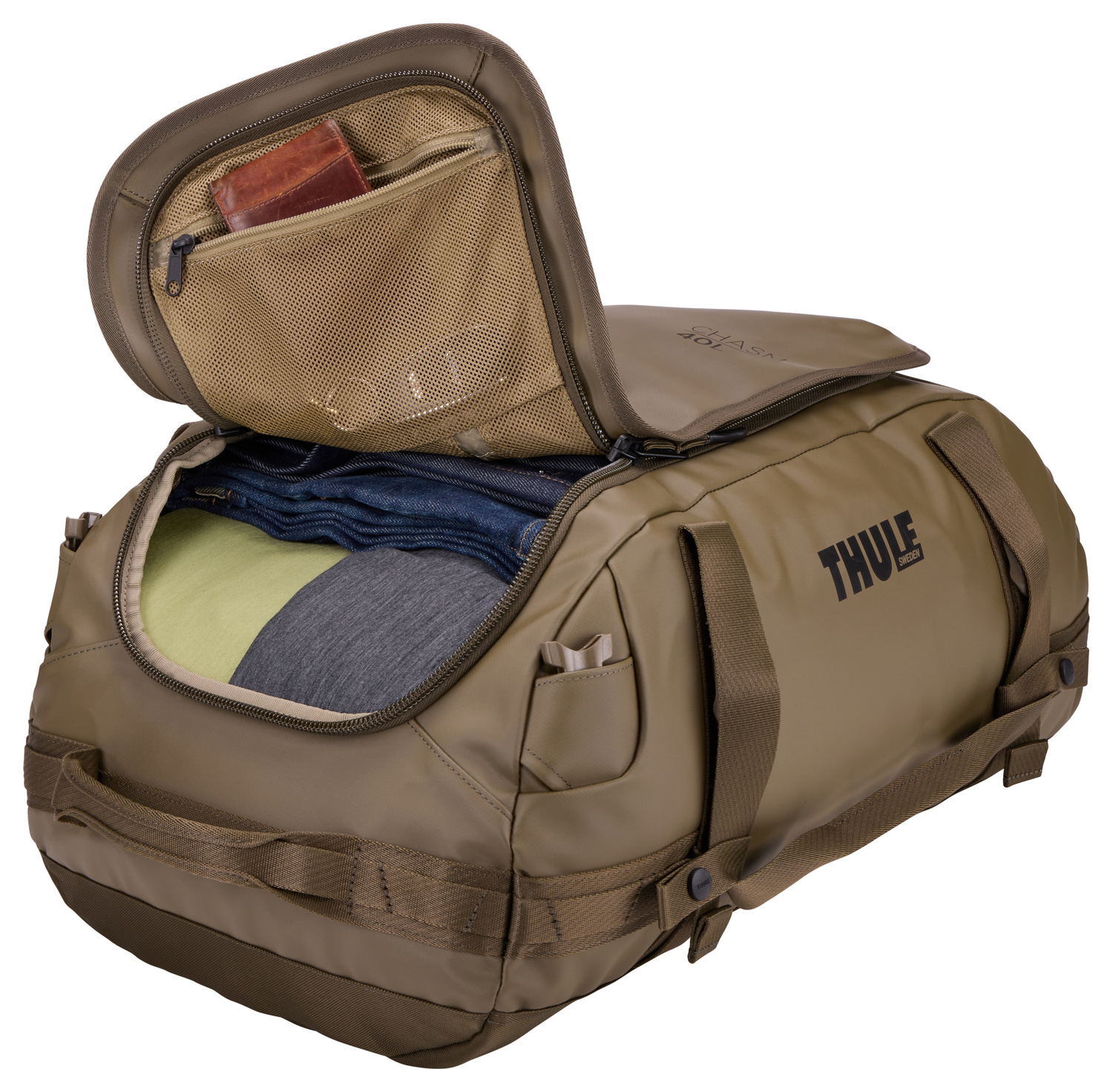 Thule Thule Chasm Duffel / rugzak 40L - handbagagetas - Deep Khaki - Limited Edition