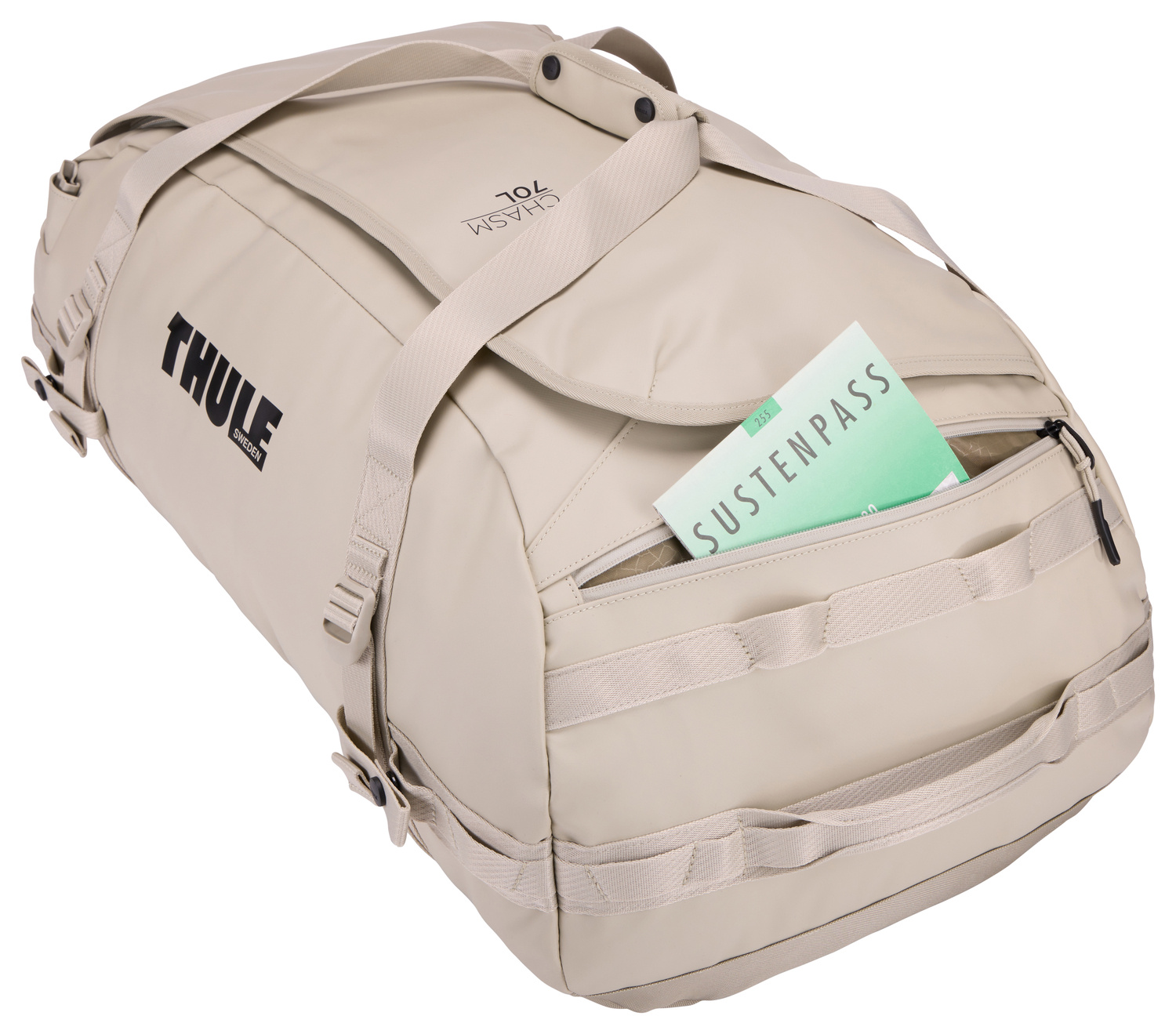 Thule Thule Chasm Duffel / rugzak 70L - Middenmaat Reistas - Limited Edition- Soft Sand