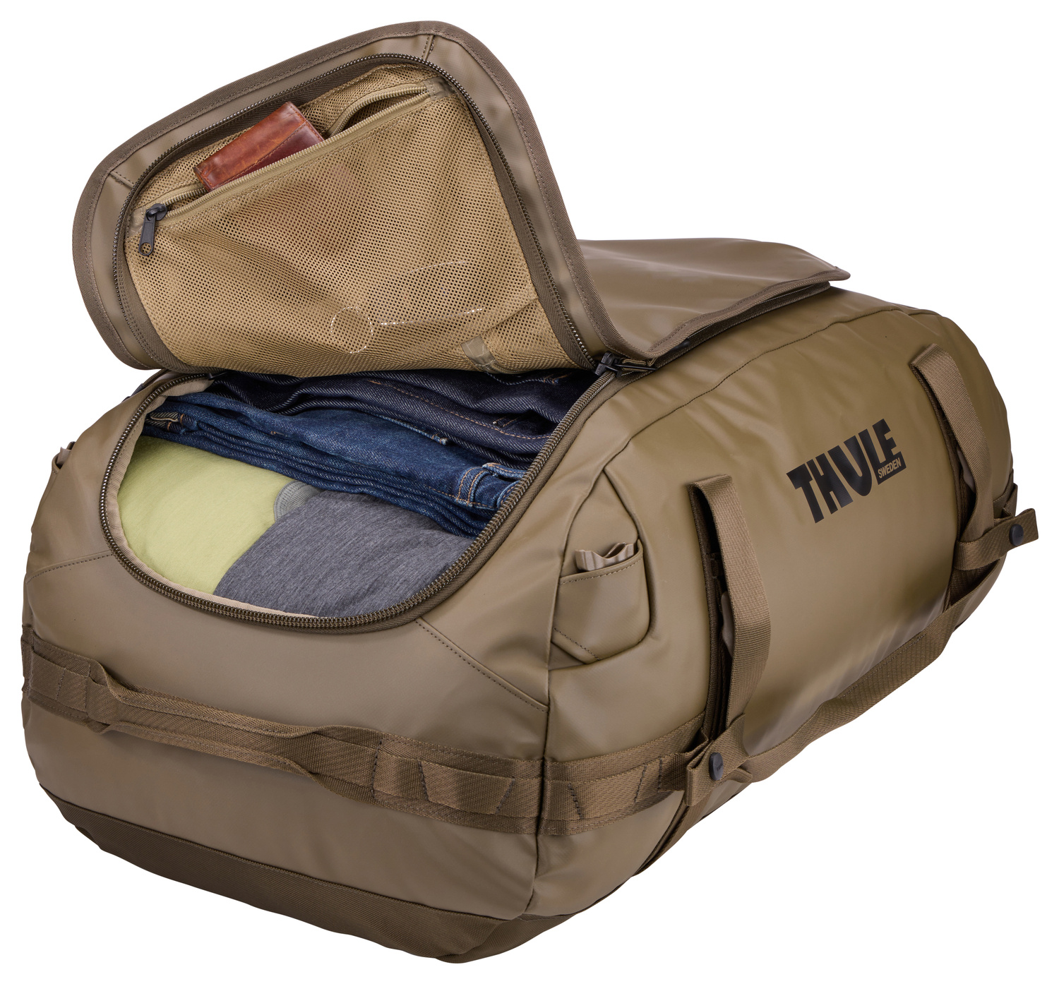 Thule Thule Chasm Duffel / rugzak 70L - Middenmaat Reistas - Limited Edition- Deep Khaki