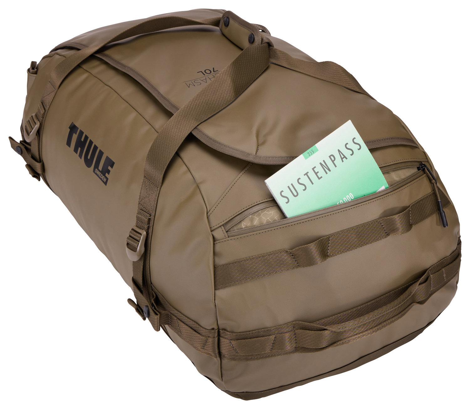 Thule Thule Chasm Duffel / rugzak 70L - Middenmaat Reistas - Limited Edition- Deep Khaki