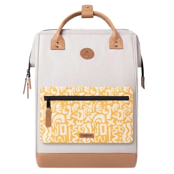 Cabaia Cabaia Adventurer Medium school rugzak 13" laptopvak - Arequipa Creme