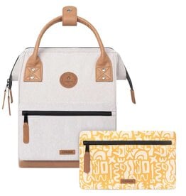 Cabaia Cabaia Adventurer Medium school rugzak 13" laptopvak - Arequipa Creme