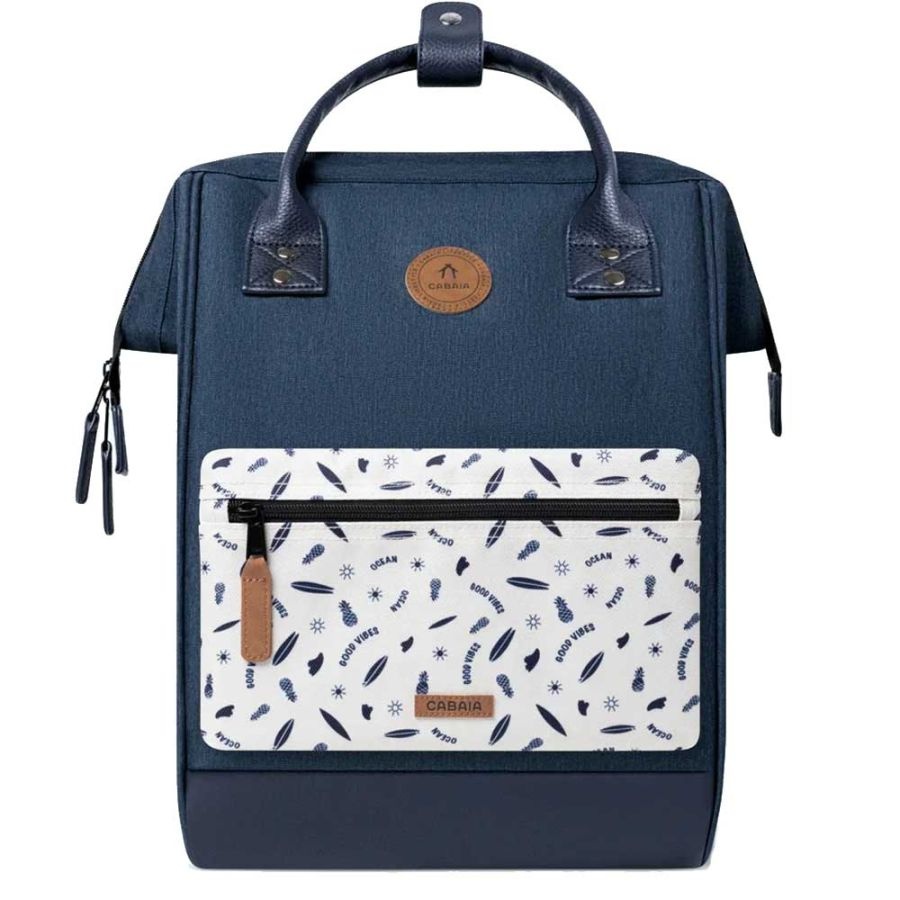 Cabaia Cabaia Adventurer Medium school rugzak 13" laptopvak - Port Antonio Blauw