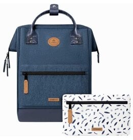 Cabaia Cabaia Adventurer Medium school rugzak 13" laptopvak - Port Antonio Blauw