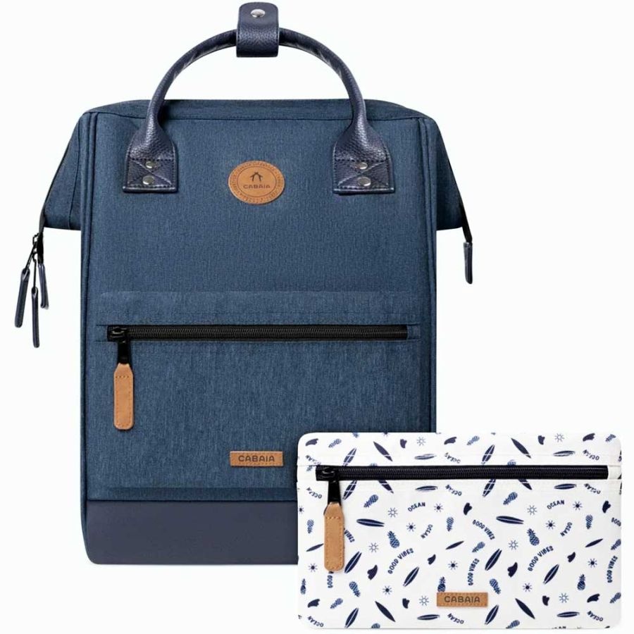 Cabaia Cabaia Adventurer Medium school rugzak 13" laptopvak - Port Antonio Blauw