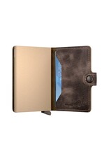 Secrid Secrid Mini Wallet Traceable Clay – Limited Edition | RFID & Vintage Leer