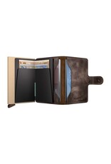 Secrid Secrid Mini Wallet Traceable Clay – Limited Edition | RFID & Vintage Leer