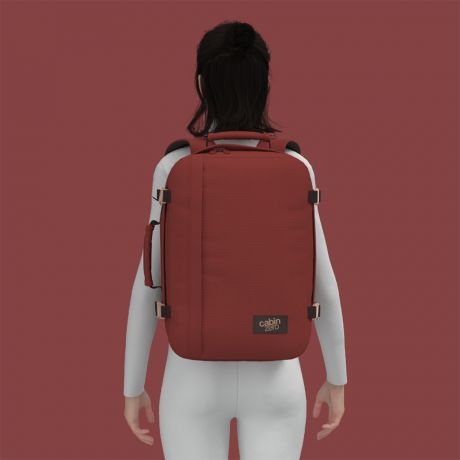 Cabinzero Cabinzero Classic 36L - handbagage rugzak - Sangria Red
