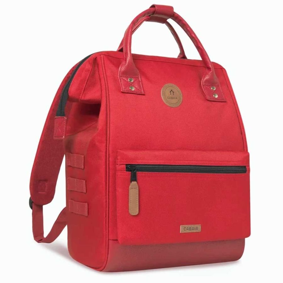 Cabaia Cabaia Adventurer Medium school rugzak 13" laptopvak - Akranes Rood