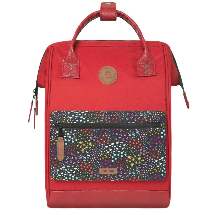 Cabaia Cabaia Adventurer Medium school rugzak 13" laptopvak - Akranes Rood
