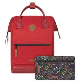 Cabaia Cabaia Adventurer Medium school rugzak 13" laptopvak - Akranes Rood