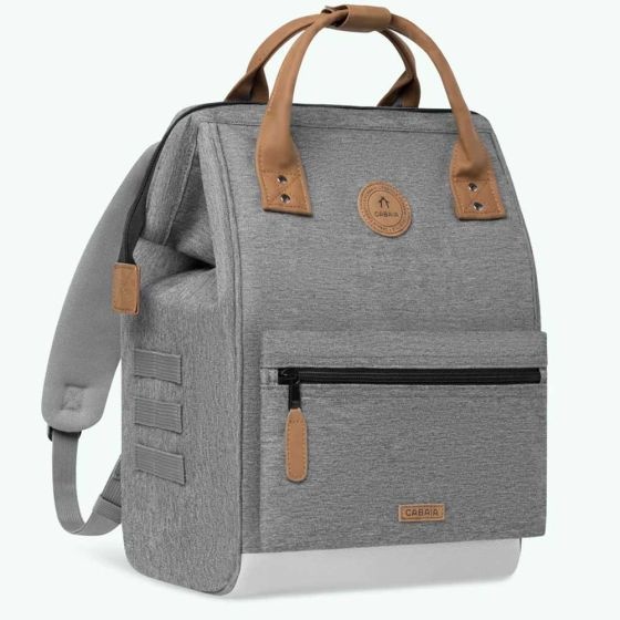 Cabaia Cabaia Adventurer Medium school rugzak 13" laptopvak - New York lichtgrijs