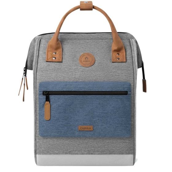 Cabaia Cabaia Adventurer Medium school rugzak 13" laptopvak - New York lichtgrijs