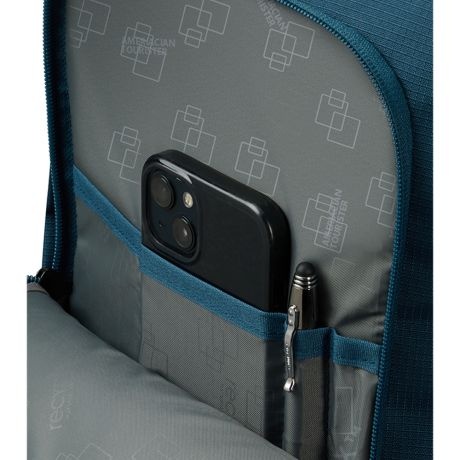 American Tourister AT by Samsonite Underseater - handbagage rugzak- Take2Cabin - Harbour Blue