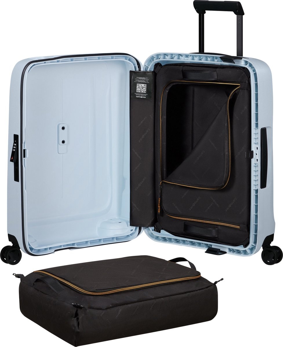 Samsonite Samsonite Handbagage Reiskoffer - Essens Spinner 55 - Glacier
