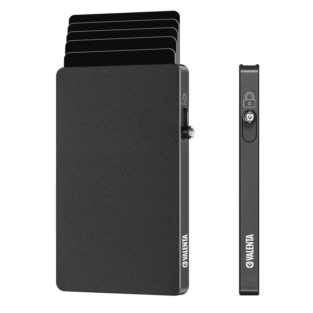 Valenta Cardprotector Aluminium MagSafe - Graphite Grey