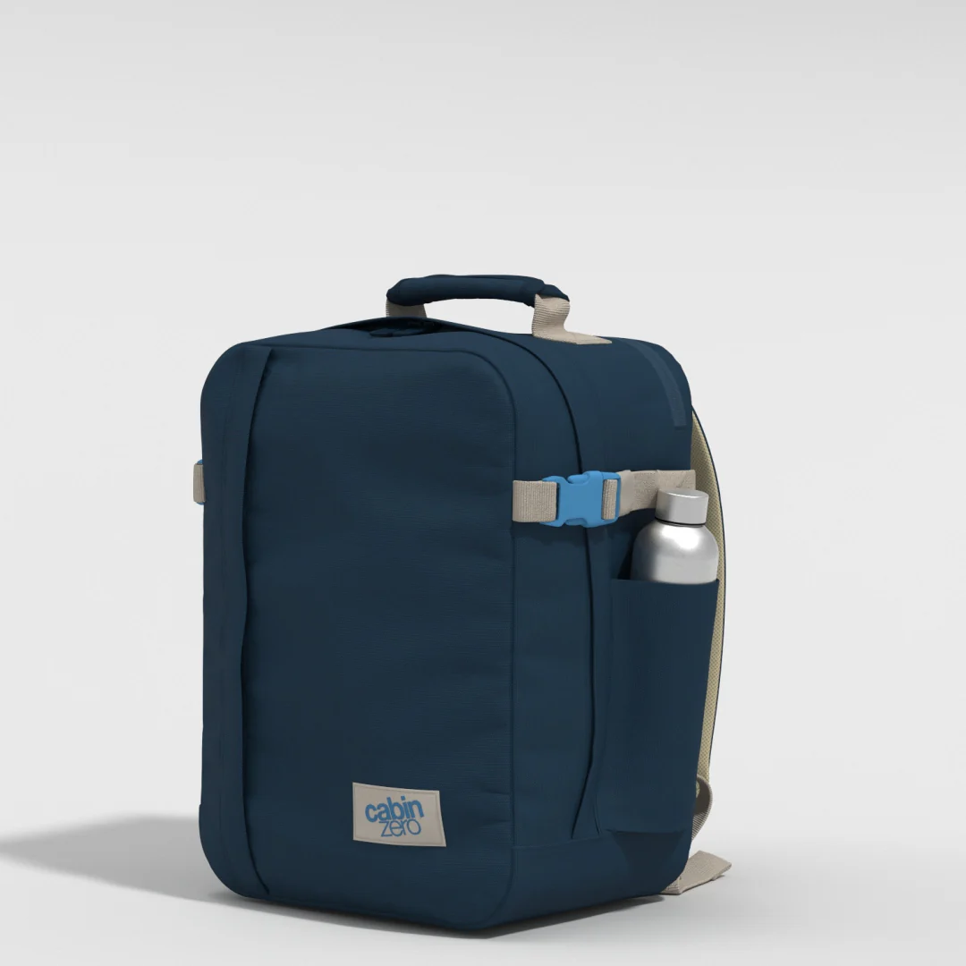 Cabinzero Cabinzero Classic Tech 28L - laptoprugzak handbagage en/of school 40 x 30 x 20 cm - Blue Grotto
