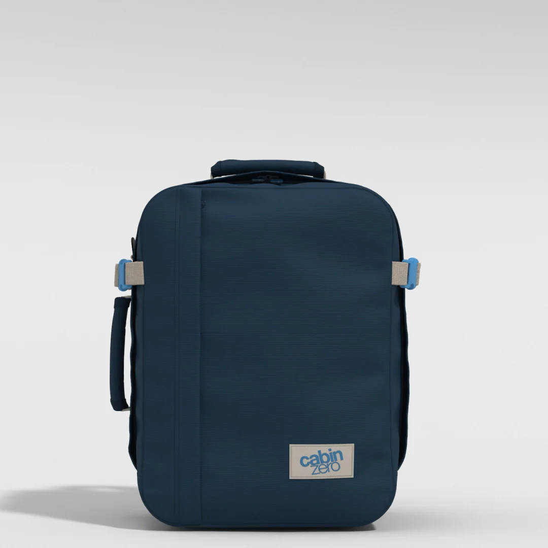 Cabinzero Cabinzero Classic Tech 28L - laptoprugzak handbagage en/of school 40 x 30 x 20 cm - Blue Grotto