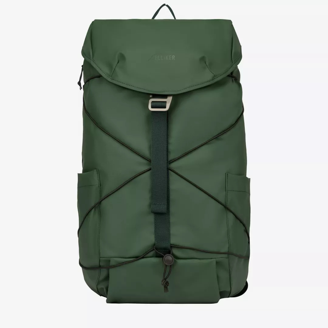 Elliker Elliker Wharfe Flap Over Backpack 22L Green