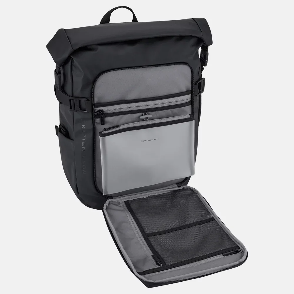 Kapten and Son Kapten & Son Lisbon rugzak - All Black