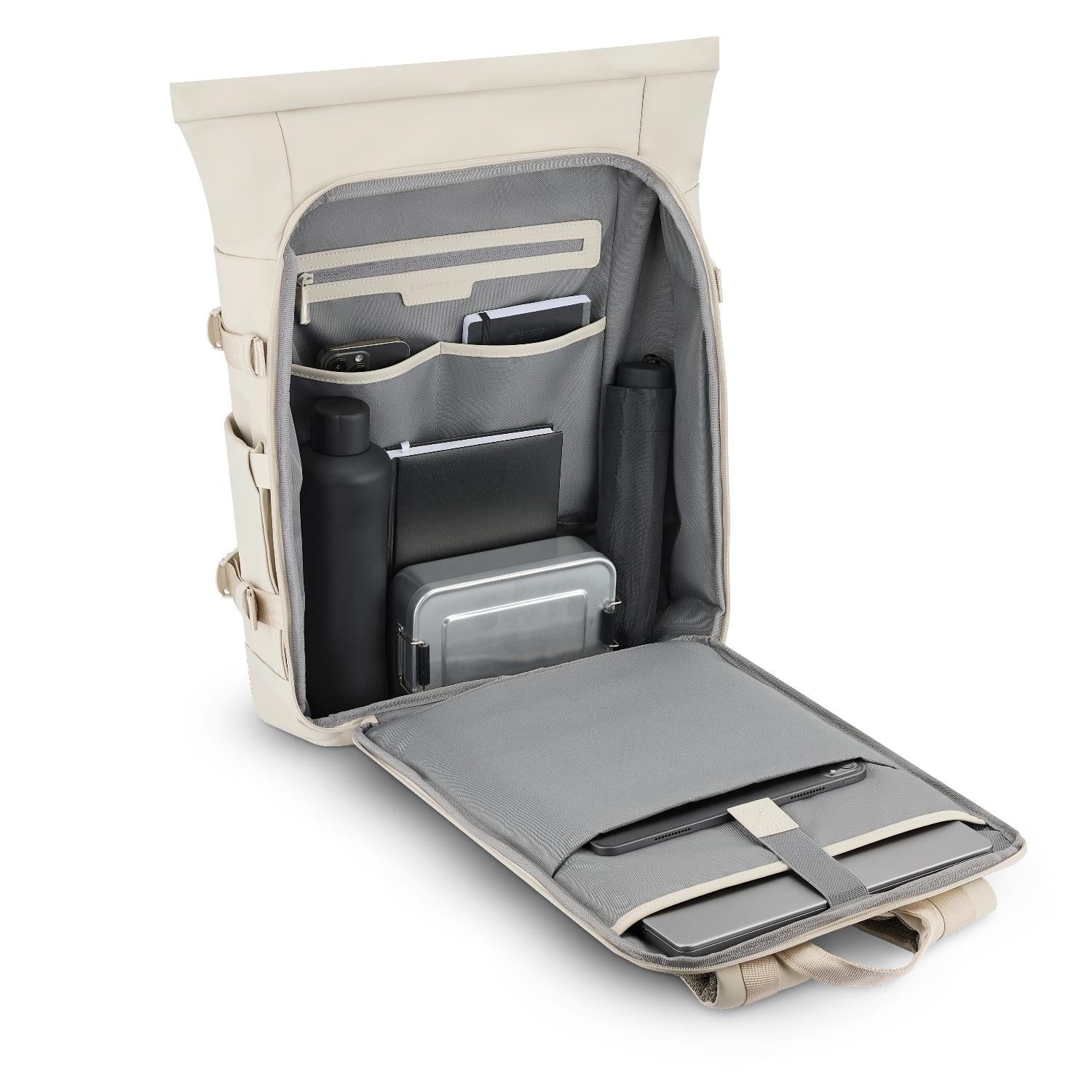 Kapten and Son Kapten & Son Helsinki Pro rugzak - Sandstone