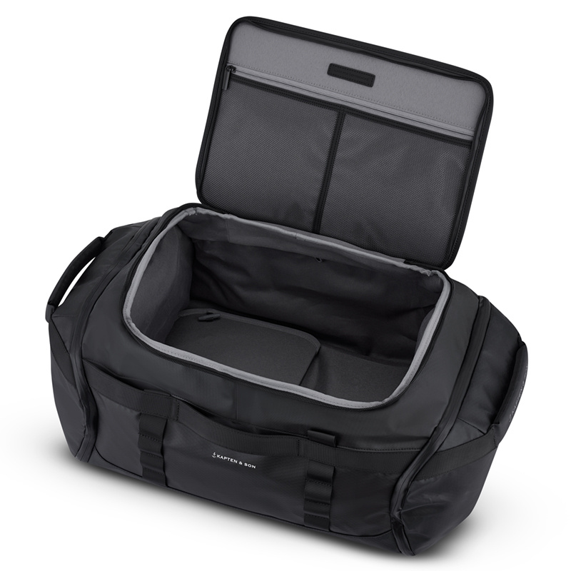Kapten and Son Kapten & Son Lisbon Duffel Handbagage rugzak - All Black