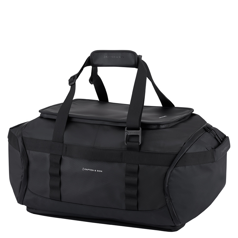 Kapten and Son Kapten & Son Lisbon Duffel Handbagage rugzak - All Black