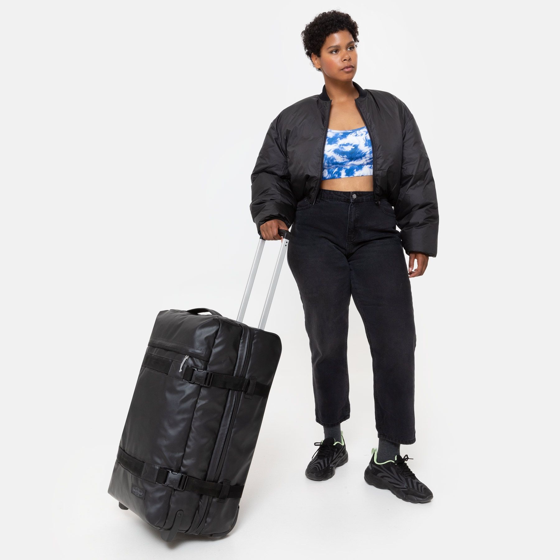 Eastpak Eastpak Transit'r M - middenmaat reiskoffer - Tarp Black