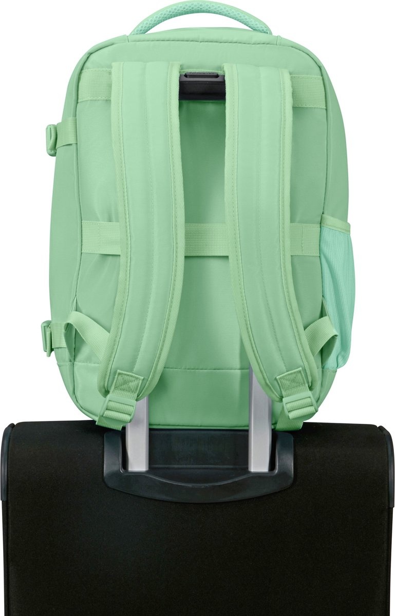 American Tourister AT by Samsonite Underseater - handbagage rugzak- Take2Cabin - Pastel Green