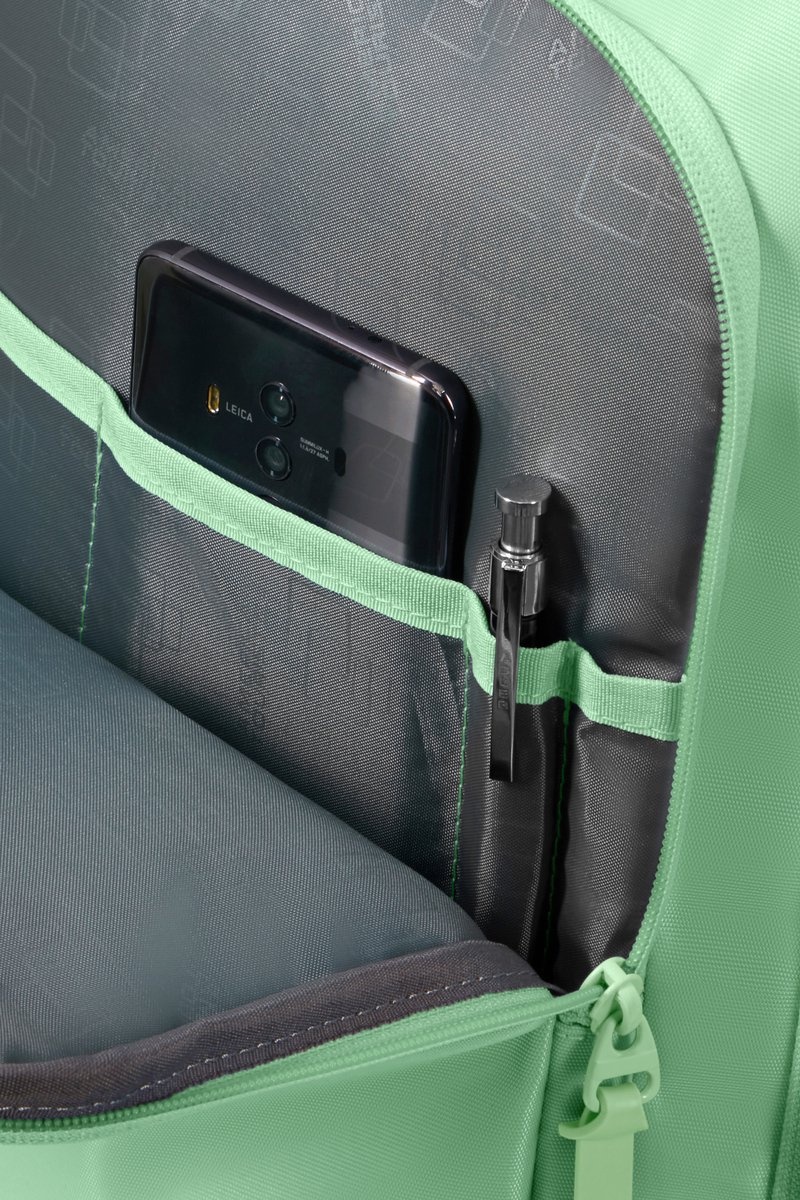 American Tourister AT by Samsonite Underseater - handbagage rugzak- Take2Cabin - Pastel Green