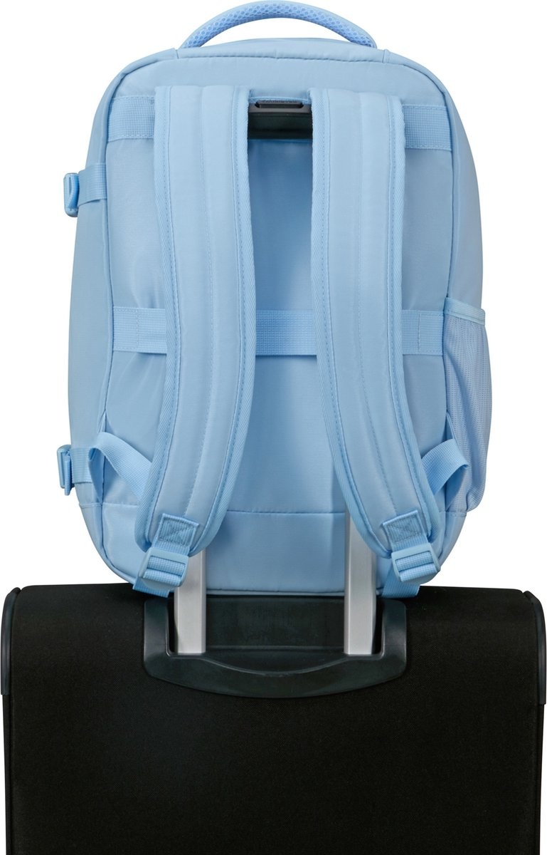 American Tourister AT by Samsonite Underseater - handbagage rugzak- Take2Cabin - Pastel Blue