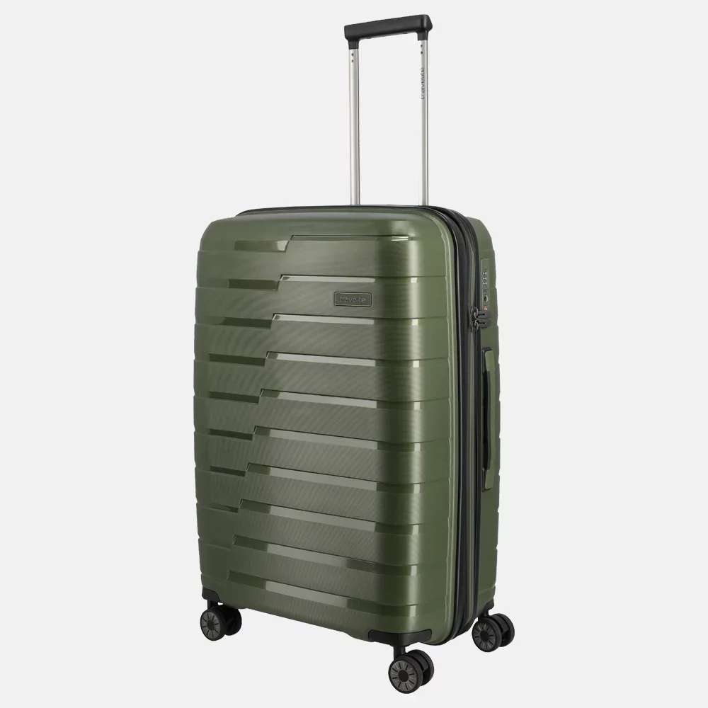 Travelite Travelite Air Base Spinner 67 middenmaat reiskoffer - Olive