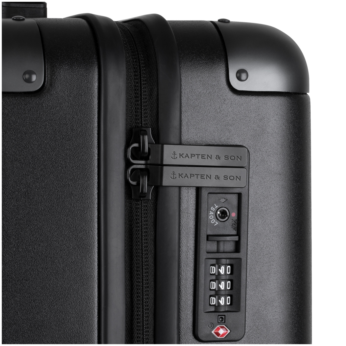 Kapten & Son Kapten and Son Heathrow Cabin Reiskoffer - All Black