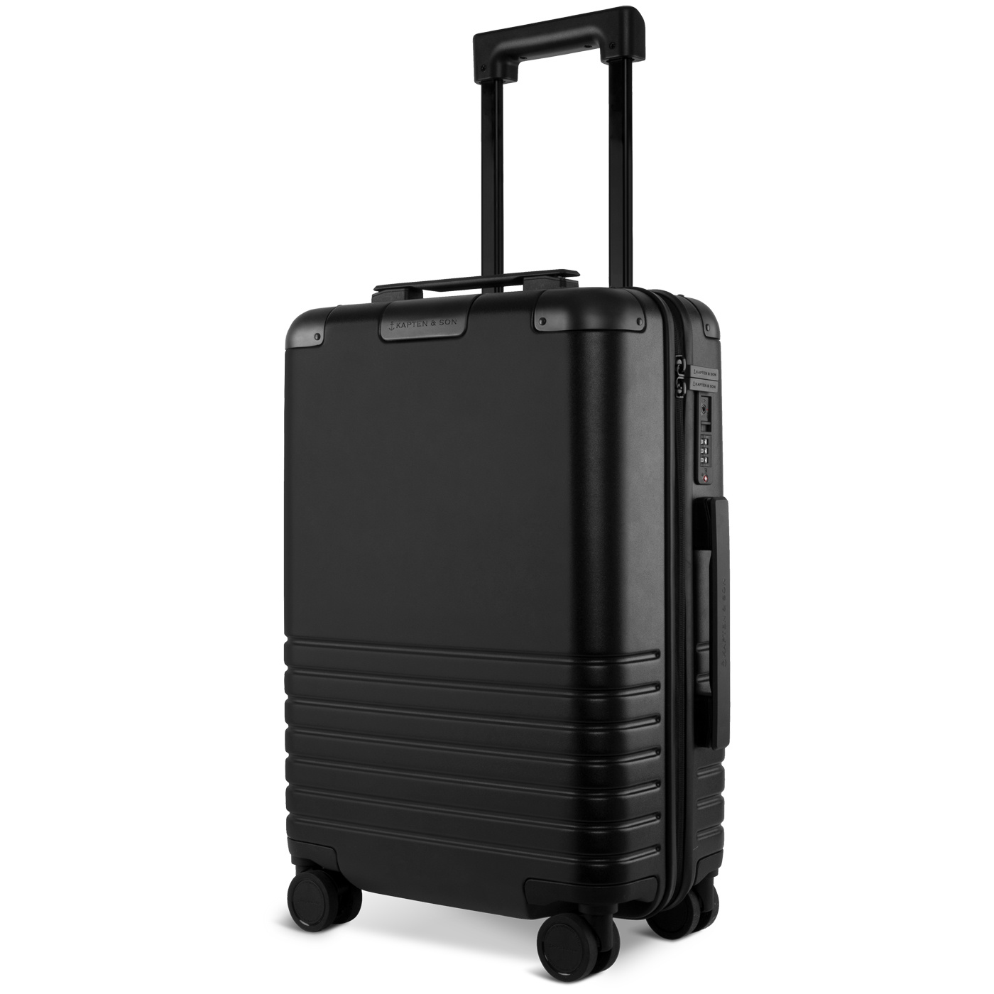 Kapten & Son Kapten and Son Heathrow Cabin Reiskoffer - All Black