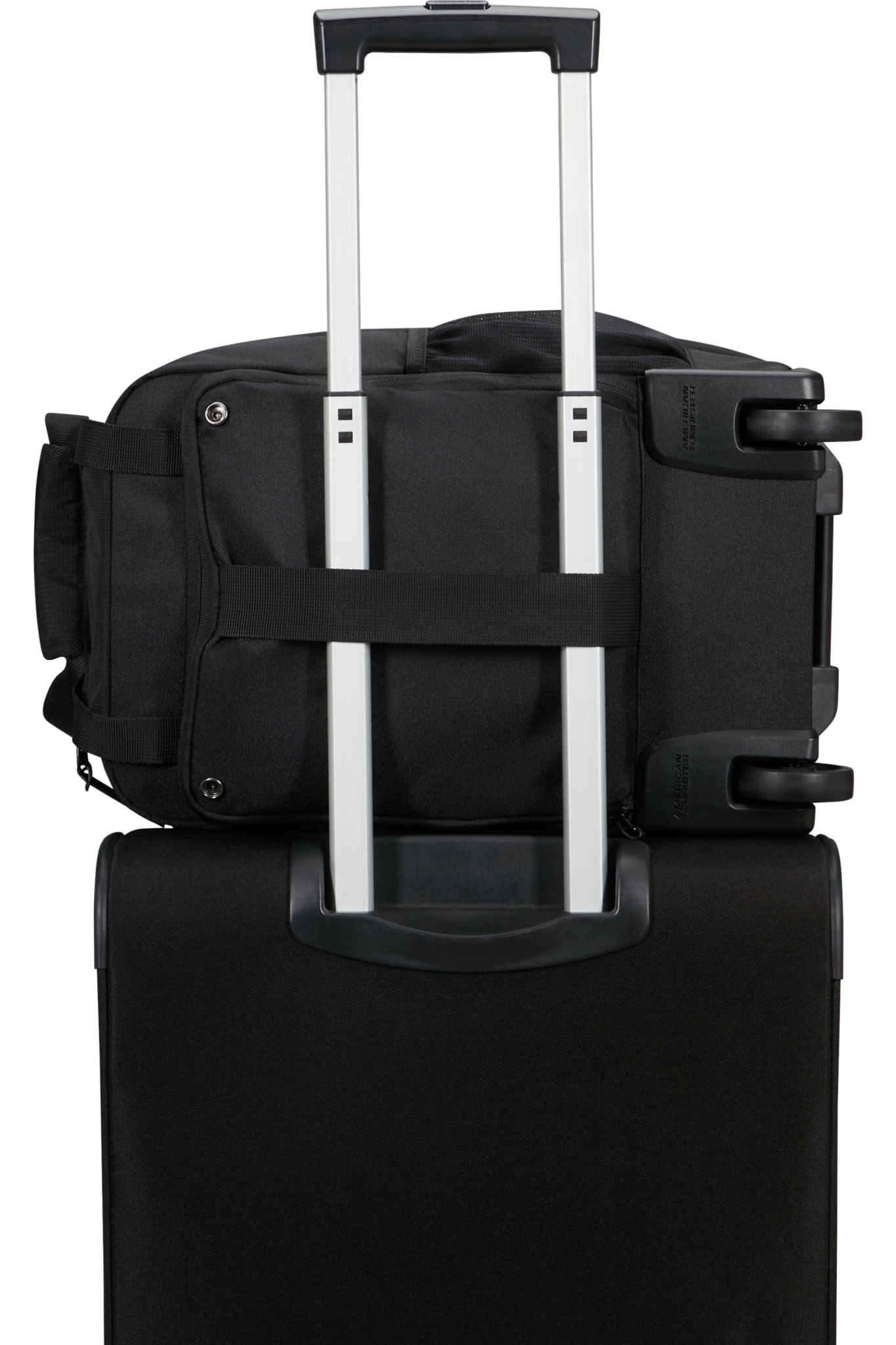 American Tourister AT by Samsonite Underseater - handbagage rugzaktrolley- Take2Cabin - Zwart