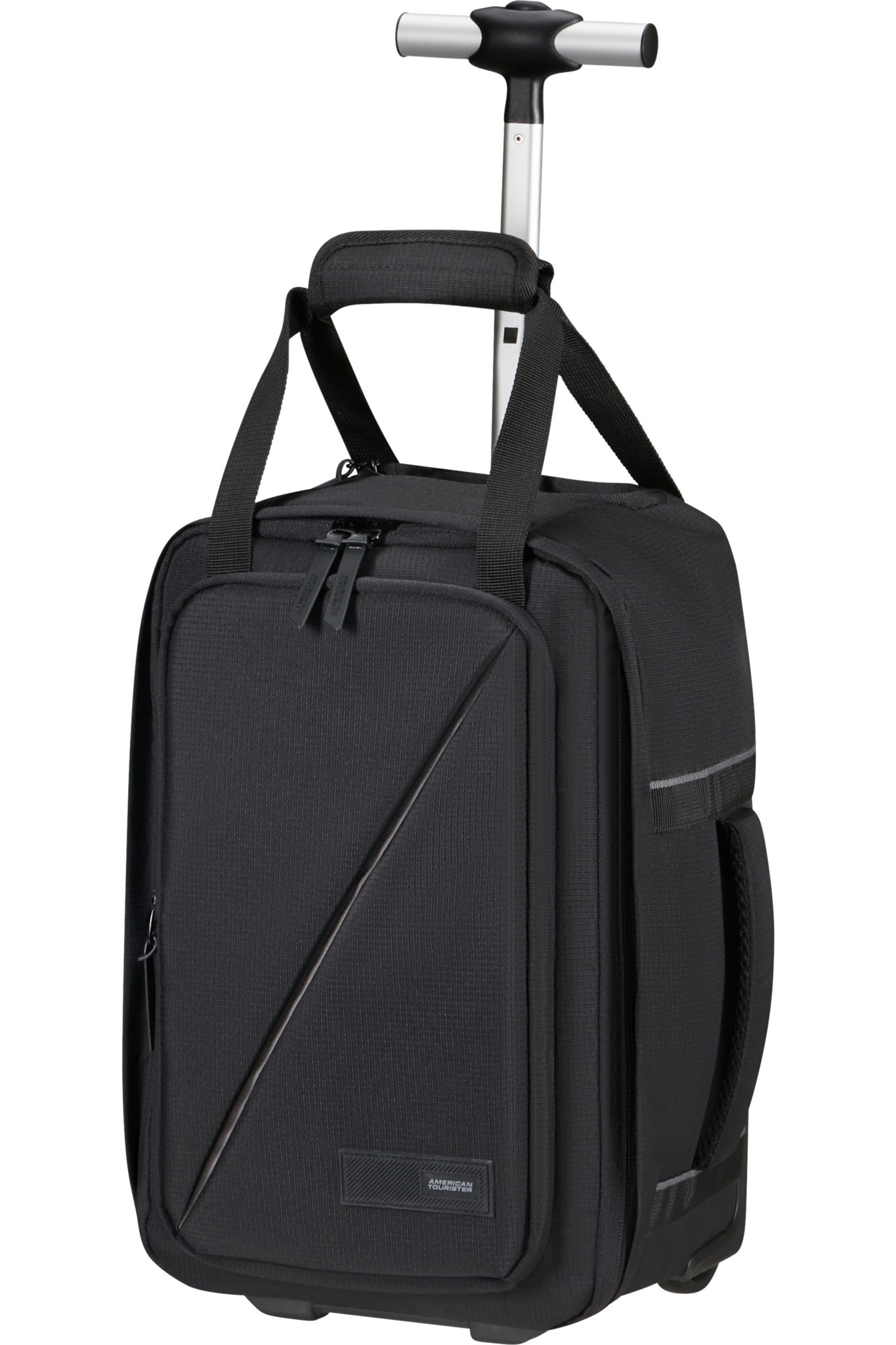 American Tourister AT by Samsonite Underseater - handbagage rugzaktrolley- Take2Cabin - Zwart