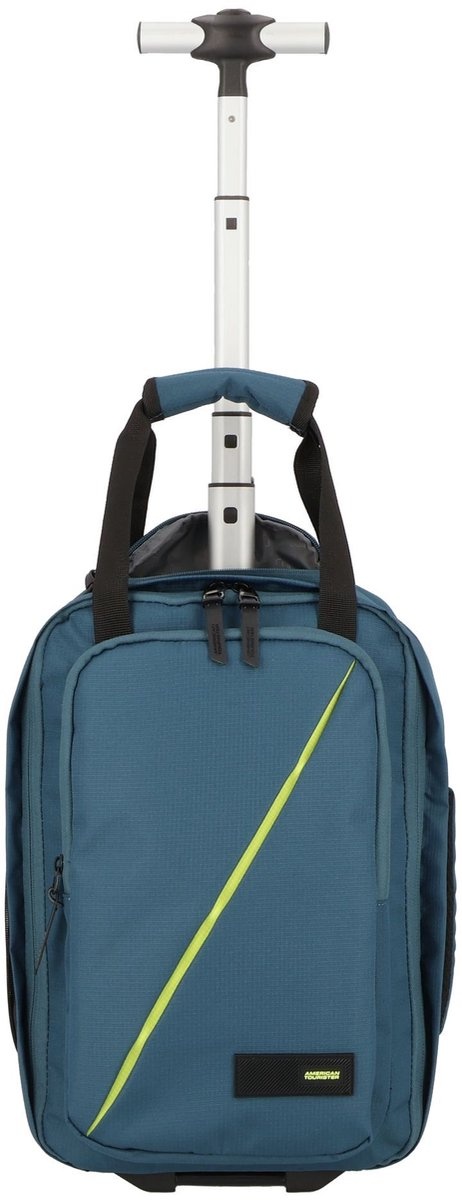 American Tourister AT by Samsonite Underseater - handbagage rugzaktrolley- Take2Cabin - Harbour Blue