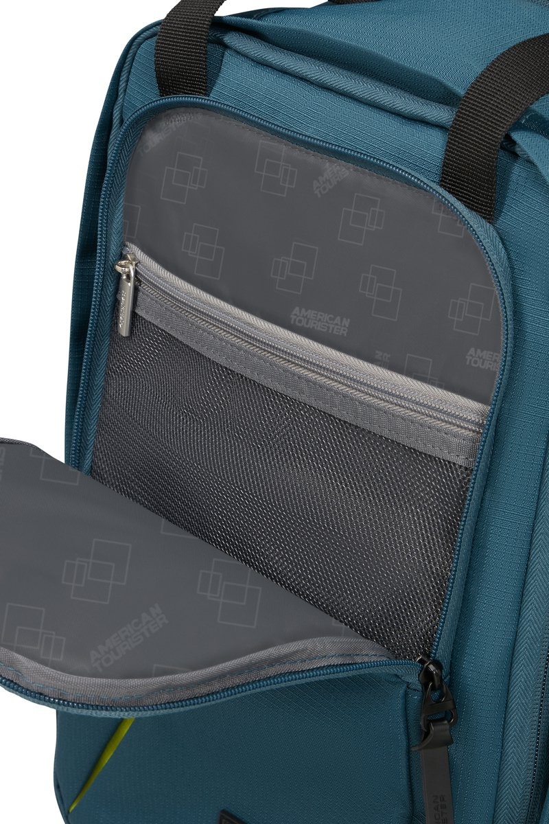 American Tourister AT by Samsonite Underseater - handbagage rugzaktrolley- Take2Cabin - Harbour Blue