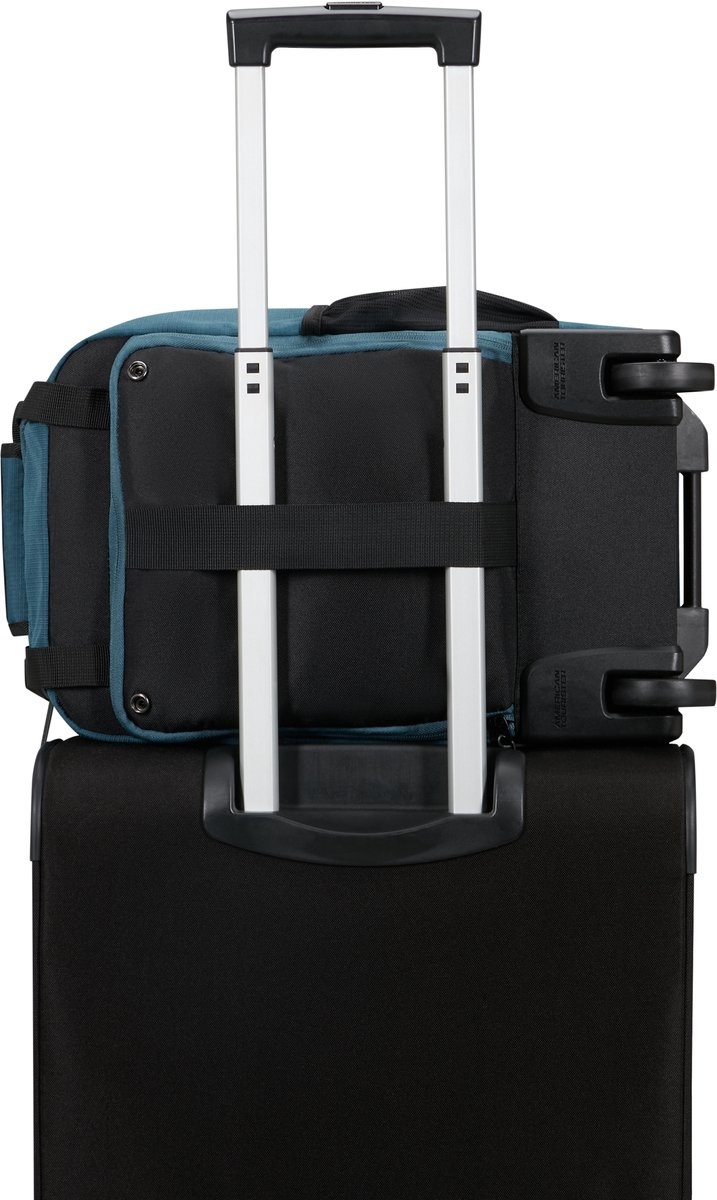 American Tourister AT by Samsonite Underseater - handbagage rugzaktrolley- Take2Cabin - Harbour Blue