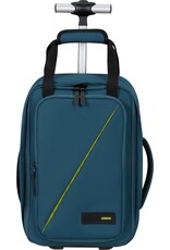 American Tourister AT by Samsonite Underseater - handbagage rugzaktrolley- Take2Cabin - Harbour Blue