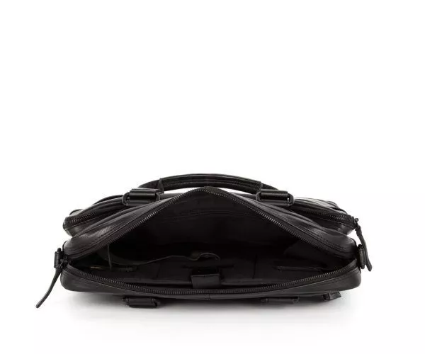 Spikes and Sparrow Spikes and Sparrow Steven Zachtleren 13.3" Laptoptas - Zwart