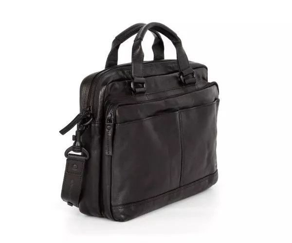 Spikes and Sparrow Spikes and Sparrow Steven Zachtleren 13.3" Laptoptas - Zwart
